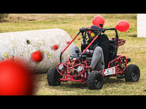 Go Kart Paintball Battle
