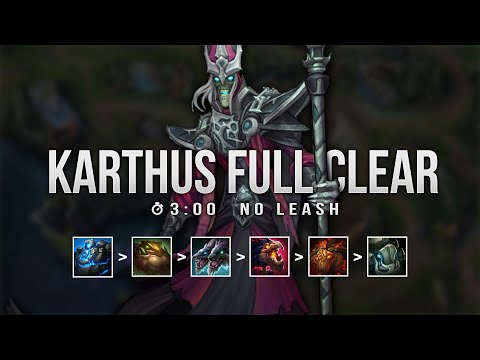 Karthus Jungle Full Clear 3:00 | 12.5 - League Of Legends