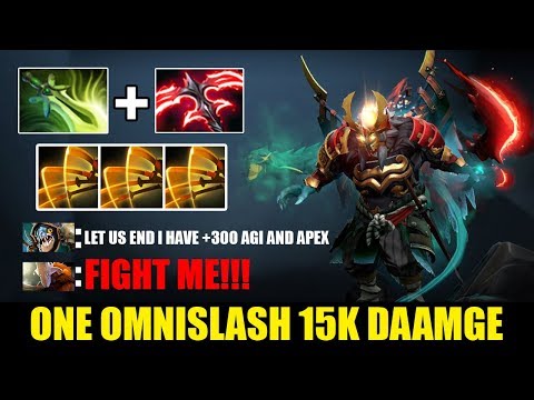HOLY SHIT! Juggernaut Deso LVL 2 + Butterfly Vs Slark Apex +300 AGI Crazy Mega Creeps Defend Dota 2
