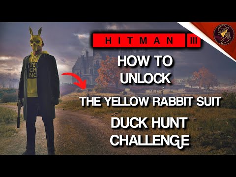 HITMAN 3 | How To Unlock 'The Yellow Rabbit Suit' | Duck Hunt Challenge
