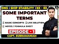 Some Important Terms Part 1 Exercise 4 Ship Stability Capt H Subramanyam