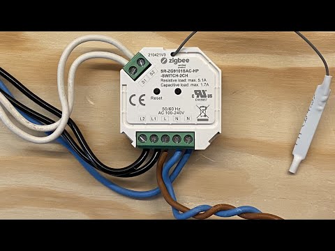 2 x ZigBee-relæ til indbygning