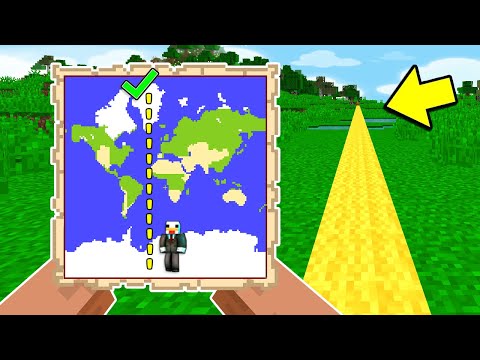 CAMMINO SEMPRE DRITTO PER 100000 BLOCCHI - Minecraft ITA