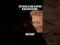 Jeff Beck And Eric Clapton Have A Blues Guitar Duel