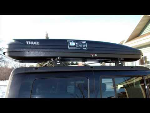 Thule Pulse Alpine 613 Black Cargo Box for Car Roof Racks