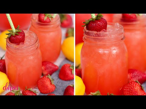 How To Make The BEST Strawberry Lemonade Recipe 🍓🍋