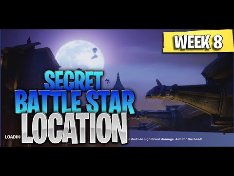 WEEK 8 SECRET BATTLE STAR LOCATION GUIDE SEASON 10 - Storm Racers Challenges Battle Star Season X