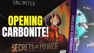 Carbonite Booster Box Opening Secrets of Power - Star Wars: Unlimited