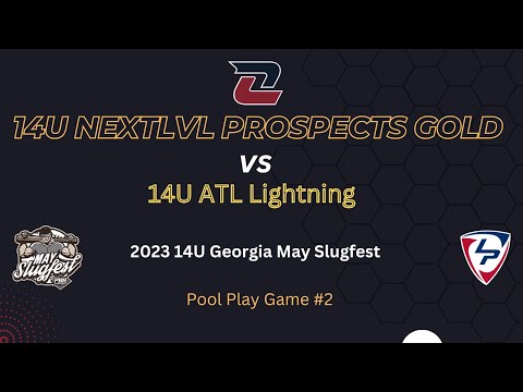 Georgia Travel Baseball - 14U Nextlvl Prospects Gold - Gwynne vs 14U ATL Lightning  Pool Play 2