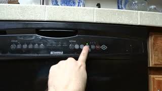 How To Reset Error Code On Kenmore Whirlpool Dishwasher To Use It Temporarily Until Repaired #repair