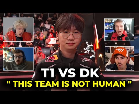 Streamers React to T1 Players DANCING on DK | T1 vs DK Reactions