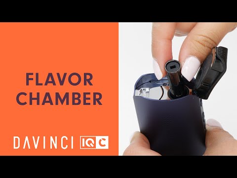 Part of a video titled How To Use The Flavor Chamber on Your IQC Vaporizer - DaVinciTech ...