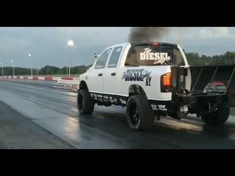 8.97 1/4 mile pass in 6,400lb Cummins The Diesel Shop NY