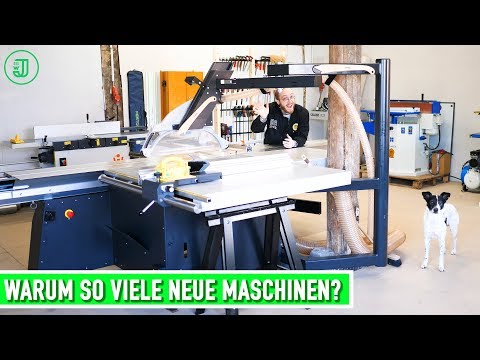 Formatkreissäge, Dickenhobel, Bandsäge: Warum so viele neue Maschinen? | Jonas Winkler