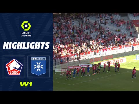 LOSC LILLE - AJ AUXERRE (4 - 1) - Highlights - (LOSC - AJA) / 2022-2023
