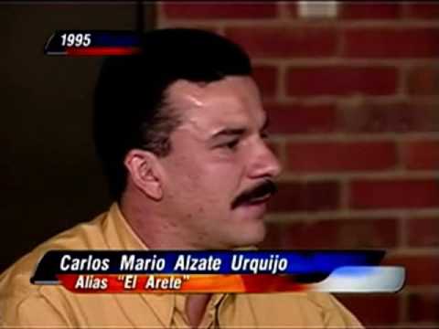 "El Arete" Carlos Mario Alzate Urquijo - Lugarteniente de Pablo Escobar
