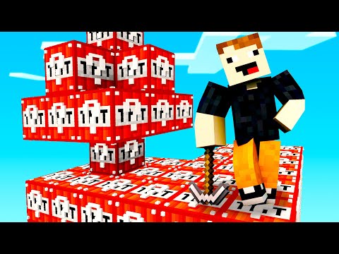 SKYBLOCK DE TNT LUCKY BLOCKS! 💎🔥 | Minecraft