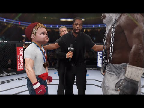 Hasbulla vs. The Goat - EA Sports UFC 4 - Crazy UFC 👊🤪