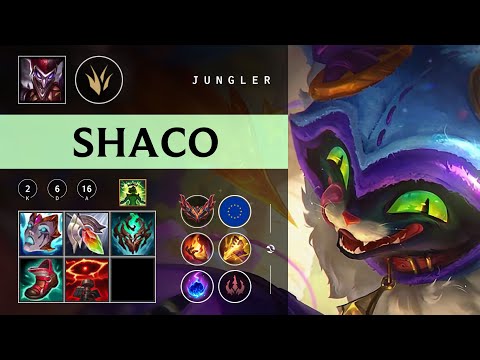 Shaco Jungle vs Zac - EUW Grandmaster Patch 26.01