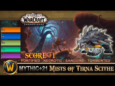 Mists Of Tirna Scithe Mythic 21 Fortified Necrotic Sanguine Tormented Guardian Druid Shadowlands