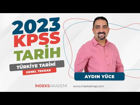 3- KPSS - Türkiye Tarihi - Genel Tekrar - Aydın Yüce