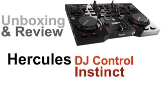 Video thumbnail for Hercules DJ Control Instinct - Unboxing & Review by Slash!