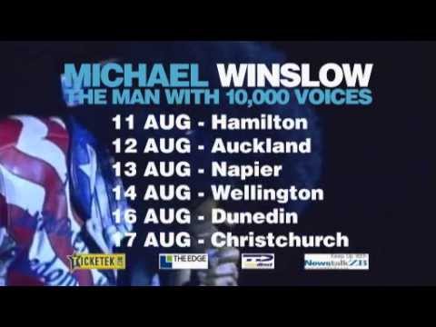 Michael Winslow New Zealand tour 2013