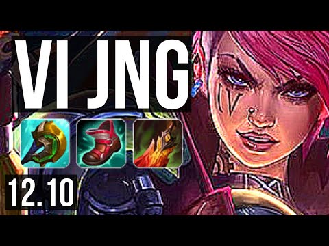 VI vs UDYR (JNG) | 3.0M mastery, 6/1/10, 1000+ games, Rank 9 Vi, Dominating | EUW Master | 12.10