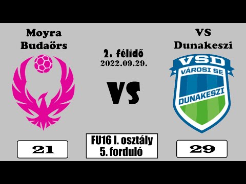 Moyra-Budaörs Handball - VS Dunakeszi II. félidő