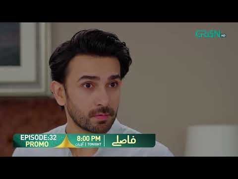 Faaslay Episode 32 Promo | Tonight at 8:00 PM | Ali Ansari - Saboor Ali | Only On Green TV