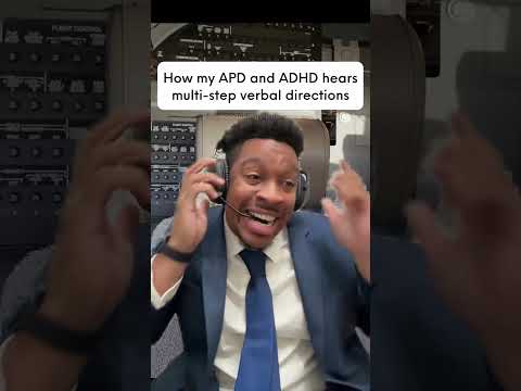 How my APD and ADHD hears multi step verbal directions