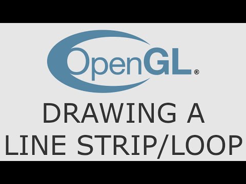 OpenGL Tutorial 8 Drawing A Line Strip Loop