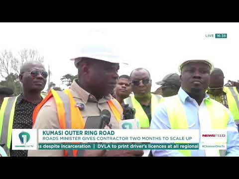 Agbodza Gives Contractor 2 Months to Speed Up Kumasi Outer Ring Road