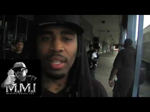 LA Da Boomman at Waka Flocka Video Shoot