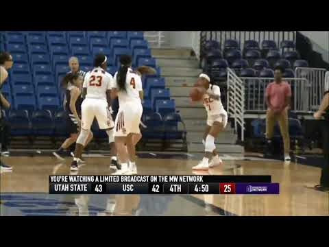 Women's Basketball: USC 55, Utah State 46 - Highlights 11/23/18
