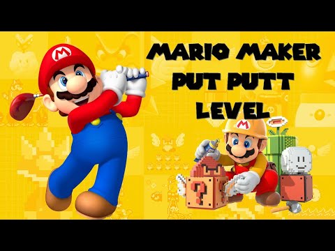 Most CREATIVE Course I've Played! (Mario Maker Mini Golf)