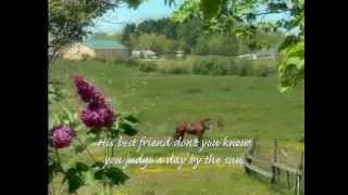 Judge a Man (John Corbett)  lyrics on screen