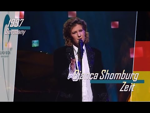 eurovision 1997 Germany 🇩🇪 Bianca Shomburg - Zeit ᴴᴰ
