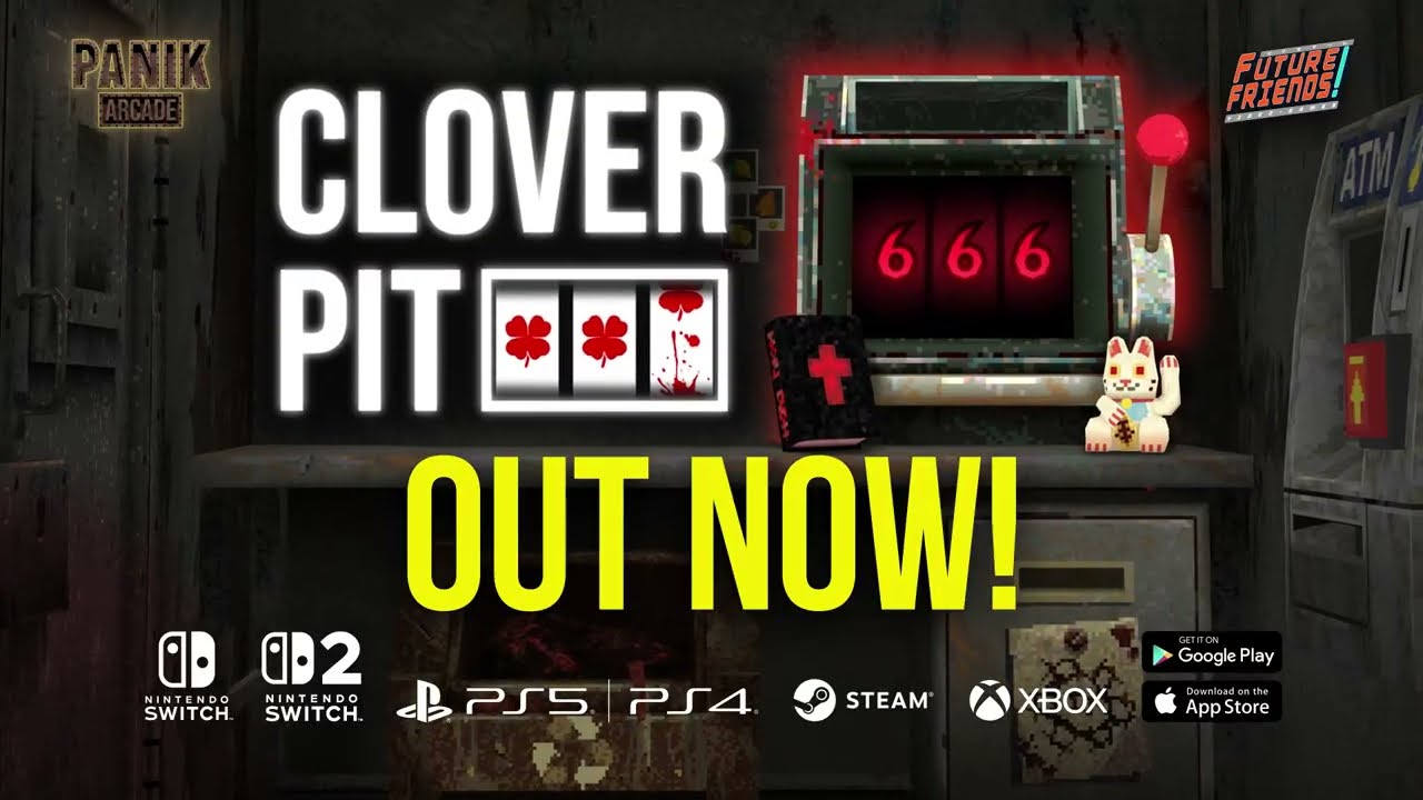 Video de YouTube: CloverPit se lanza hoy en Nintendo Switch, Switch 2, PS5 y PS4