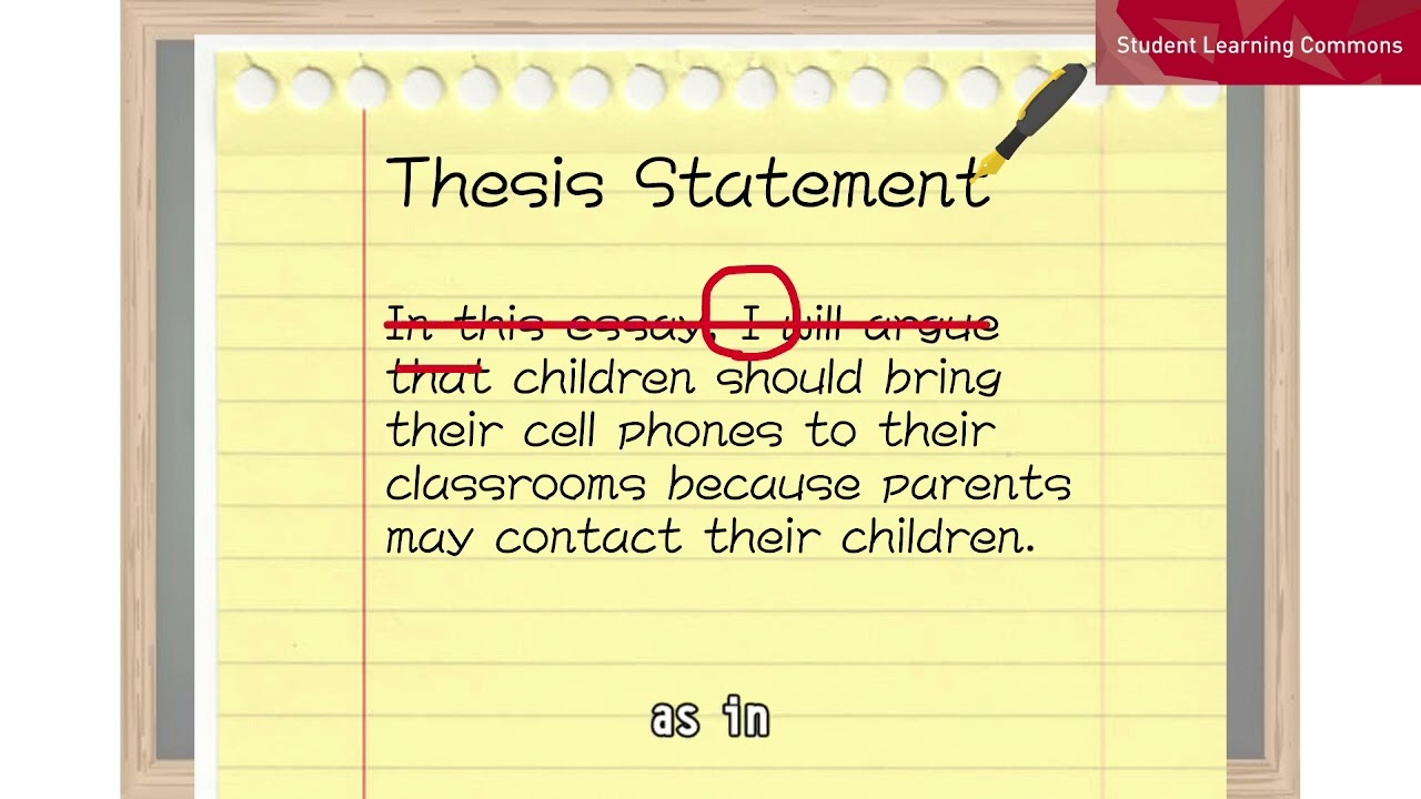 Thesis Statements 101