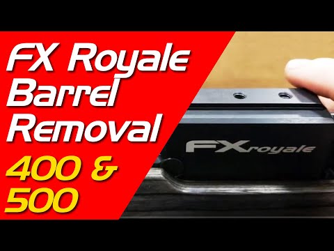 How to Remove FX Royale 400/500 Barrel - FX Airguns Barrel Removal and Installation