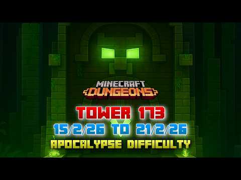 The Tower 173 [Apocalypse] Full Climb, Guide & Strategy, Minecraft Dungeons Fauna Faire