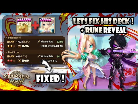 I FEEL GOOD TO PLAY HIS ACCOUT ! GOT 8 WIN STREAK !! | Summoners War Han Laima Molly Diana RTA Combo