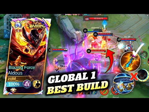 ALDOUS KILLING MACHINE | ALDOUS TOP 1 GLOBAL BUILD 2025 #mlbb