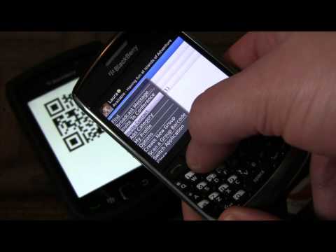 BBM 101: Adding contacts by scanning a barcode