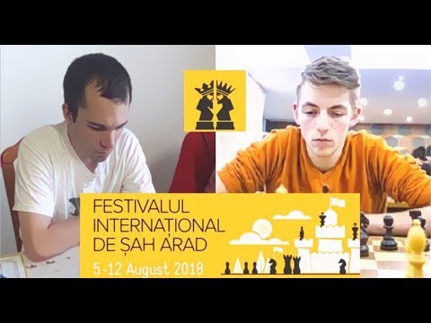 Gergely Aczel vs Mihnea Costachi - 11th Arad International Chess Festival - R8