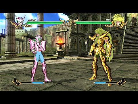 Andromeda Shun First Bronze Cloth vs Aries Shion (Hardest AI) - Saint Seiya: Soldiers' Soul