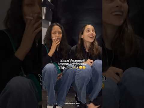 OMG this duo😩✨💓 Mona Tougaard and Yasmin Wijnaldum #model #runway #edit #supermodel