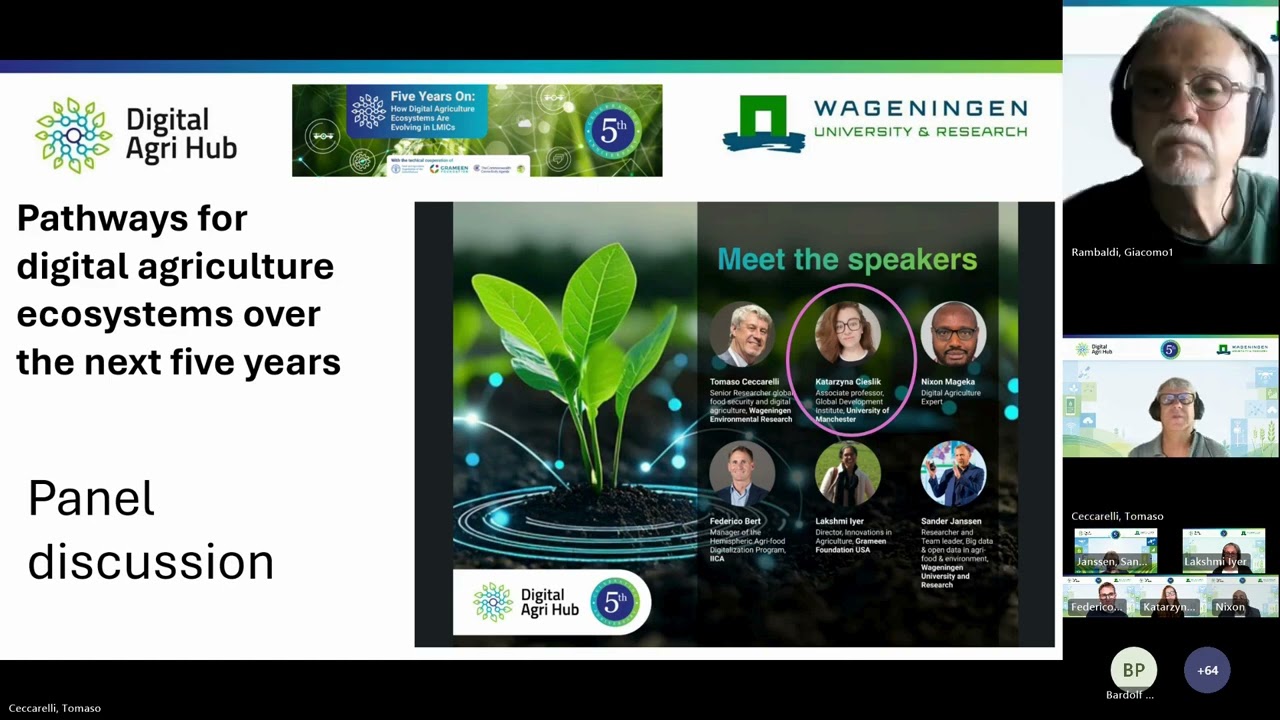 Webinar_The Digital Agriculture Ecosystem for Small-Scale Producers in LMICs: Looking 5 years ahead