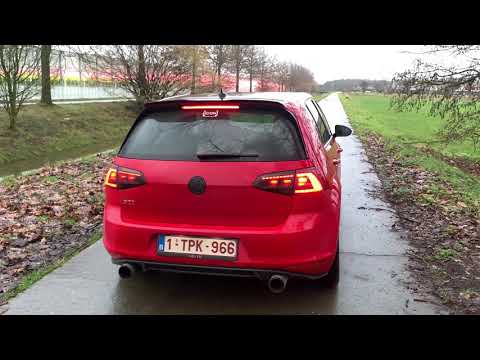ICON - VW GOLF 7 GTI - POPS AND BANGS - DOWNPIPE - REMUS CATBACK